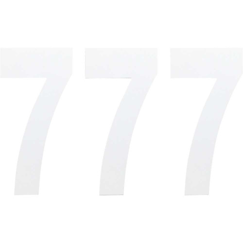 FACTORY EFFEX 024467 Factory Effex Fx Number 7 - White - 6" 02-4467