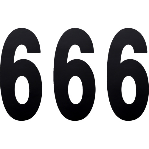 Factory Effex Fx Number 6 - Black - 8" 02-4476