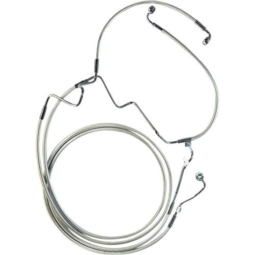 MAGNUM SHIELDING AS370164 Magnum Shielding Brake Line - +4" - Sterling Chromite As370164