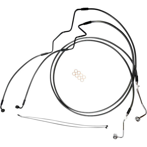 MAGNUM SHIELDING AS470164 Magnum Shielding Brake Line - +4" - Black Pearl As470164