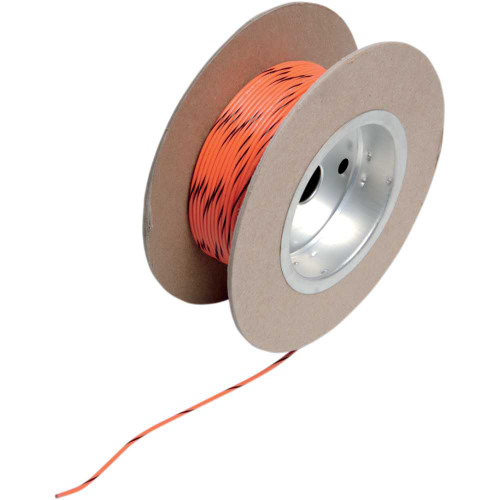 NAMZ NWR30100 Namz 100' Wire Spool - 18 Gauge - Orange/Black Nwr-30-100