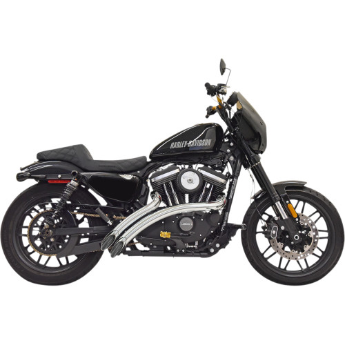 Bassani Xhaust Radial Sweepers Exhaust System - Chrome 1X3Fc