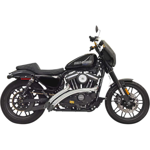 BASSANI XHAUST 1X3FC Bassani Xhaust Radial Sweepers Exhaust System - Chrome 1X3Fc