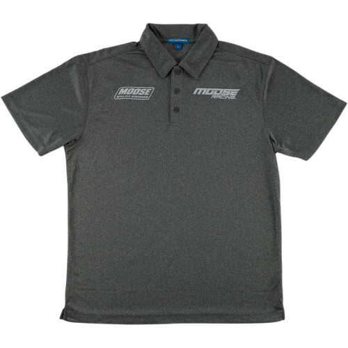 MOOSE RACING 30402657 Moose Racing Polo Shirt - Heather Charcoal - Xl 3040-2657