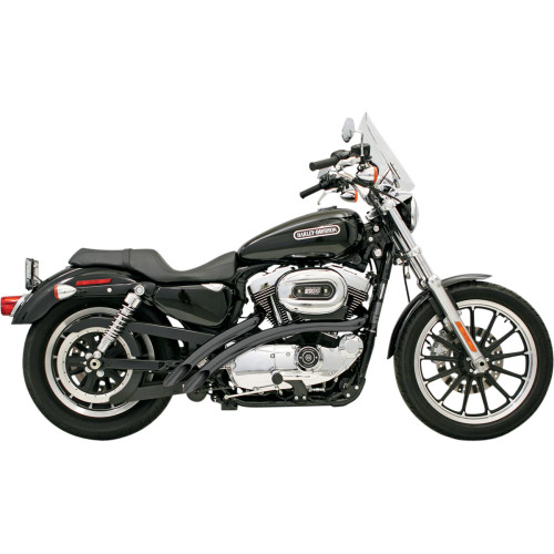 Bassani Xhaust Radial Sweepers Exhaust System - Black - '86-'03 Xl Xl-Ff12B