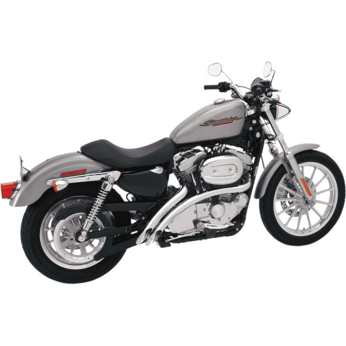 Bassani Xhaust Radial Sweepers Exhaust System - Chrome - '07-'13 Xl Xl4-Ff12Cl