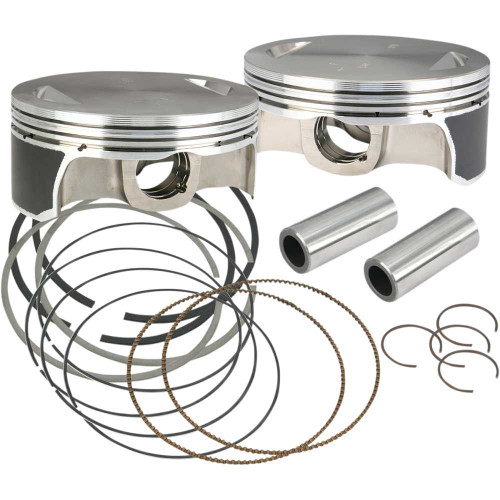 S&S CYCLE 1063872A S&S Cycle Piston Kit For Hot Set Up Kits - +.010" 106-3872A
