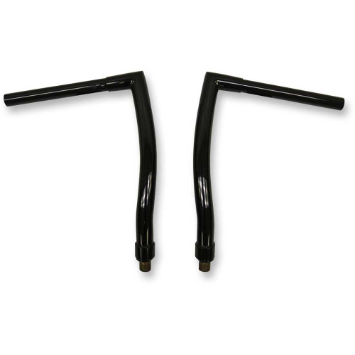 TODD'S CYCLE 06012554 Todd'S Cycle Handlebar - Strip - Fxs - 1-1/4" - 14" Rise - Oem Top Tree - Black 0601-2554