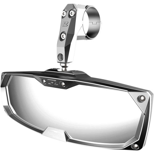 SEIZMIK 5618024 Seizmik Mirror - Halo R - Rear View - Rectangle - Silver - 1-3/4" 56-18024