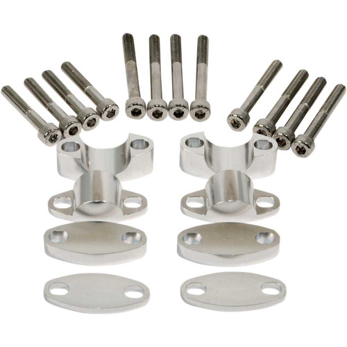 EMGO 2309380 Emgo Riser Kit - 1-1/8" - Aluminum 23-09380