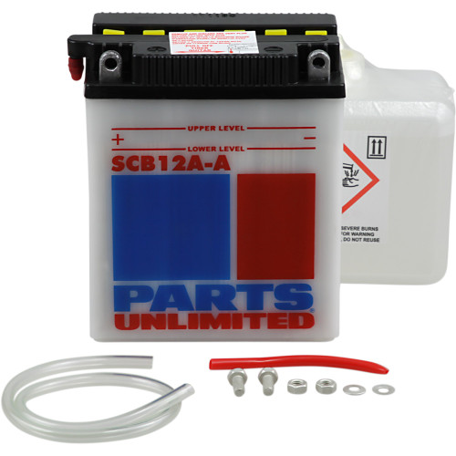 Parts Unlimited Battery - Yb12A-A With Sensor
