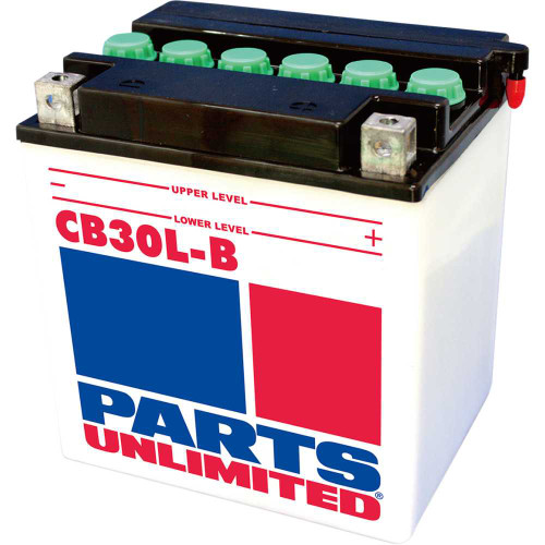 PARTS UNLIMITED RCB30L-B Parts Unlimited Battery - Yb30L-B