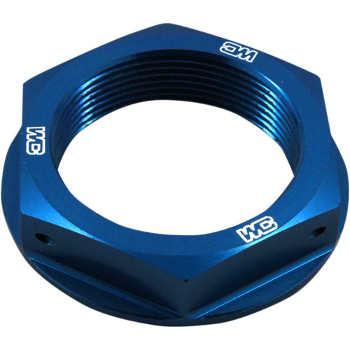 WORKS CONNECTION 24300 Works Connection Steering Stem Nut - Blue - Honda 24-300