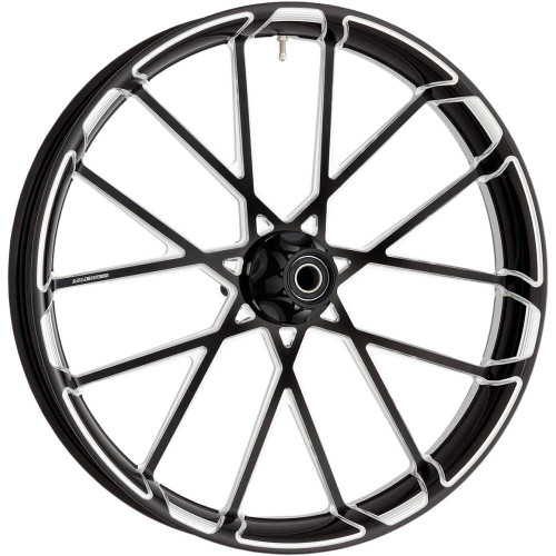 ARLEN NESS 101000000000 Arlen Ness Wheel - Procross - Front - Dual Disc/With Abs - Black - 21X3.5 10101-204-6008