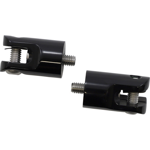 Accutronix Rear Footpeg Mounts - Black Fpmt500-B