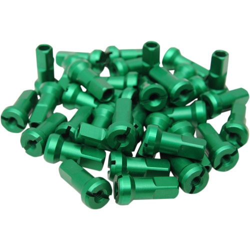 Moose Racing Spoke Nipples - Mx1 - Green - 8 Gauge - Set 24-860