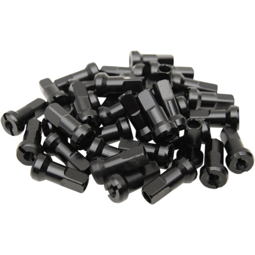 Moose Racing Spoke Nipples - Mx1 - Black - 9 Gauge - Set 24-910