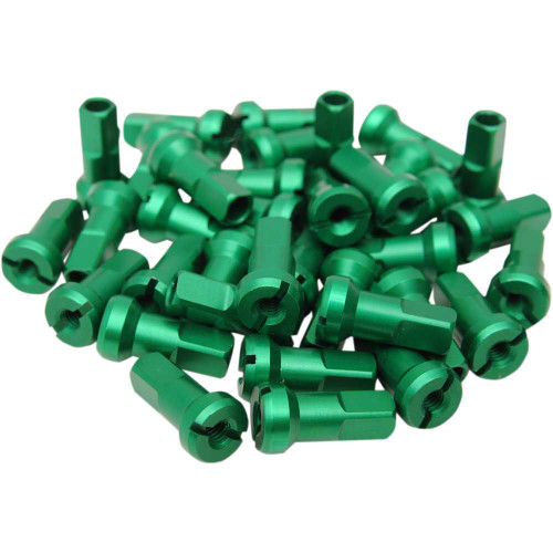 MOOSE RACING 24960 Moose Racing Spoke Nipples - Mx1 - Green - 9 Gauge - Set 24-960