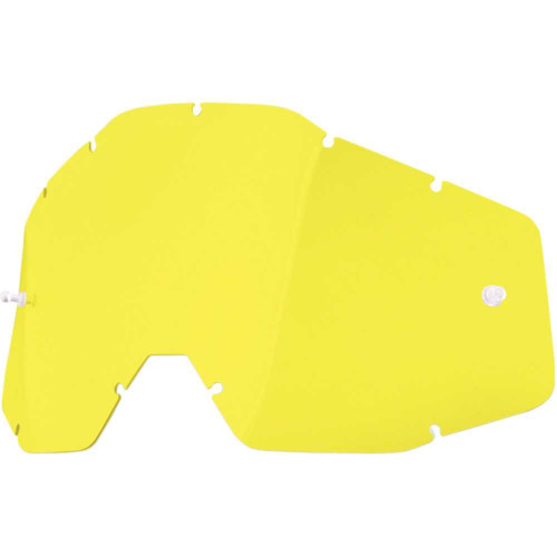 100% 5100100402 100% Accuri/Strata/Racecraft Lens - Yellow 51001-004-02