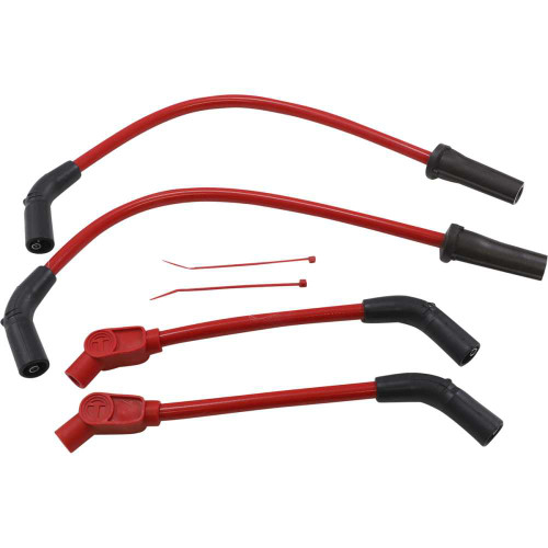 SUMAX 49238 Sumax Spark Plug Wires - 10.4 Mm - Red 49238