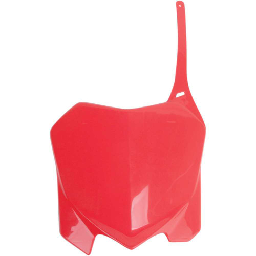 UFO HO04639070 Ufo Front Number Plate - Red Ho04639-070