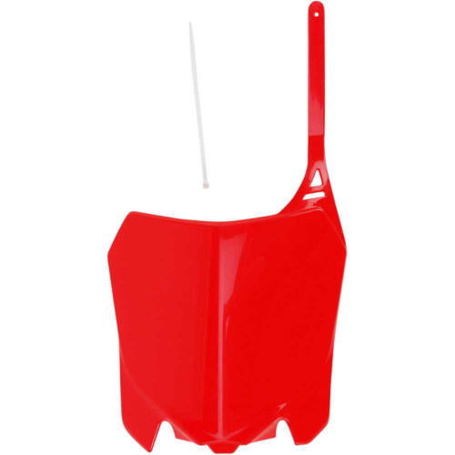 UFO HO04656070 Ufo Front Number Plate - Red Ho04656-070