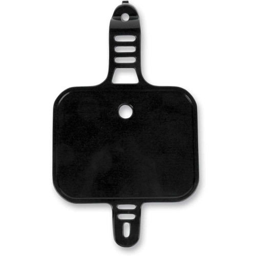 UFO HO03642001 Ufo Front Number Plate - Black Ho03642-001