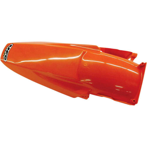 UFO KT03067127 Ufo Enduro Rear Fender - With Pins - Orange Kt03067-127