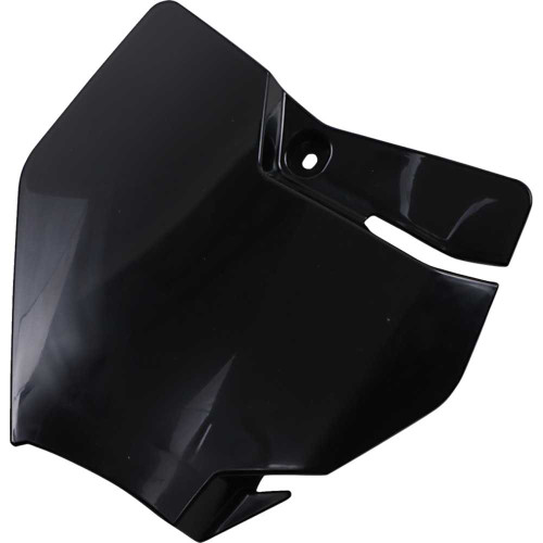 UFO KT04074001 Ufo Front Number Plate - Black Kt04074-001