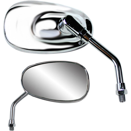 Parts Unlimited Mirror - Mini - Chrome