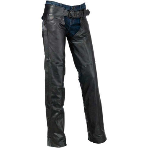 Z1R 2815-0097 Z1R Women'S Sabot Chaps - Black - Medium