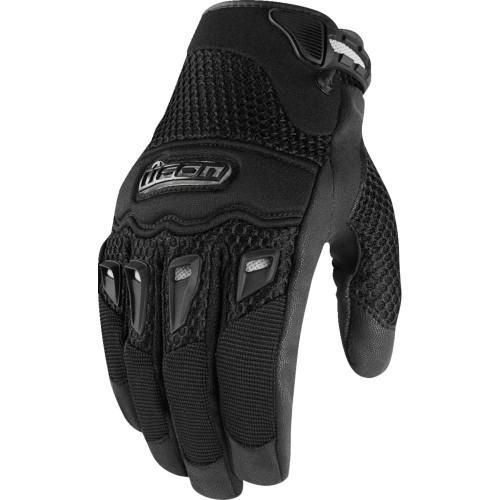 ICON 3301-3318 Icon Twenty-Niner Ce Gloves - Black - Large