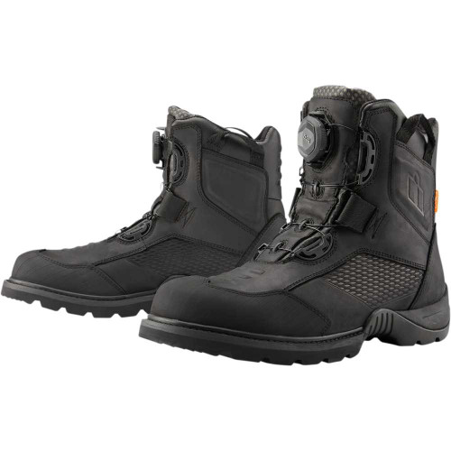 ICON 3403-1150 Icon Stormhawk Boots - Black - Size 8