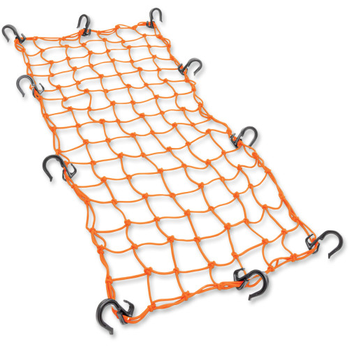 Powertye Mfg. Adjustable Cargo Net - Orange 50309