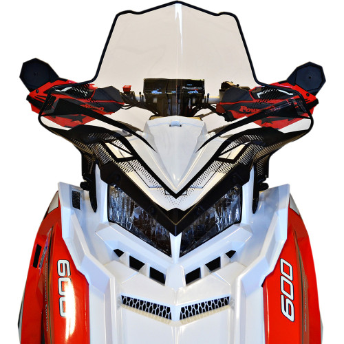 Powermadd Windshield - Mid - 18.5" - Polaris 11630