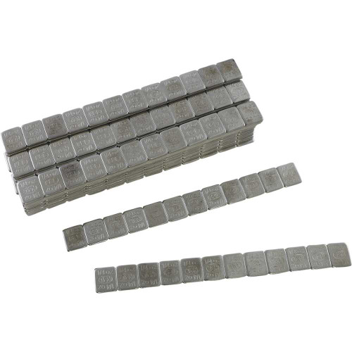 K&L SUPPLY 328126 K&L Supply Wheel Weights - Rectangle - Adhesive Stick-On - Chrome - 360 Pack 32-8126
