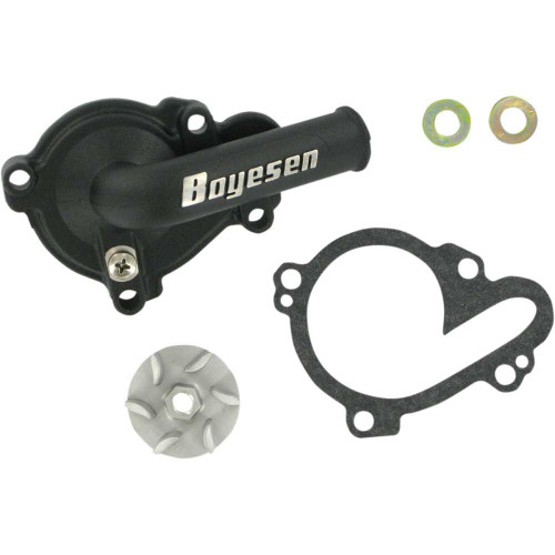 BOYESEN WPK37B Boyesen Impeller/Waterpump Cover - Black - Yamaha Wpk37B