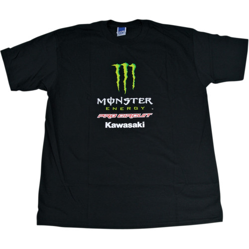 Pro Circuit Team Monster T-Shirt - Black - Large Pc0126-0230