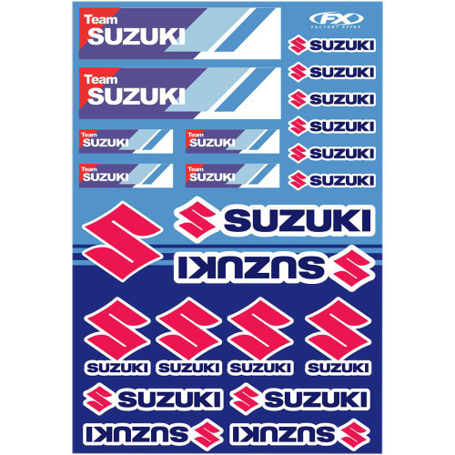 FACTORY EFFEX 2268432 Factory Effex Decal Kit - Suzuki Racing 22-68432