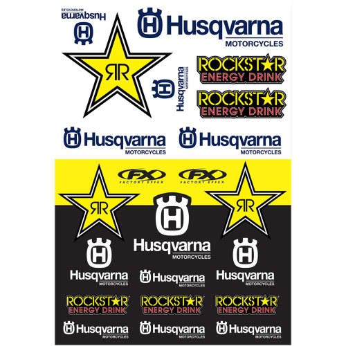 FACTORY EFFEX 2268632 Factory Effex Decal Kit - Husqvarna Racing 22-68632