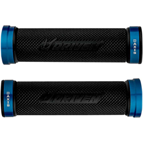 DRIVEN RACING DXGBL Driven Racing Grips - D-Axis - Blue/Black Dxg-Bl
