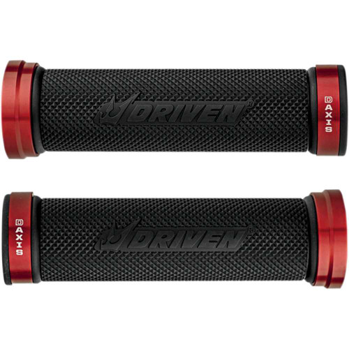 DRIVEN RACING DXGRD Driven Racing Grips - D-Axis - Red/Black Dxg-Rd