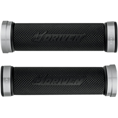 Driven Racing Grips - D-Axis - Silver/Black Dxg-Sl