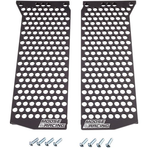 Moose Racing Radiator Guards - Black - Beta/Husaberg/Husqvarna/Ktm 12-114
