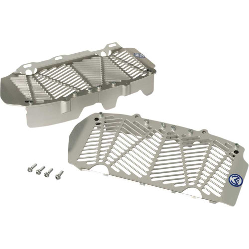 MOOSE RACING 121116 Moose Racing Billet Radiator Guards - Silver - Gas Gas/Husqvarna/Ktm 12-1116