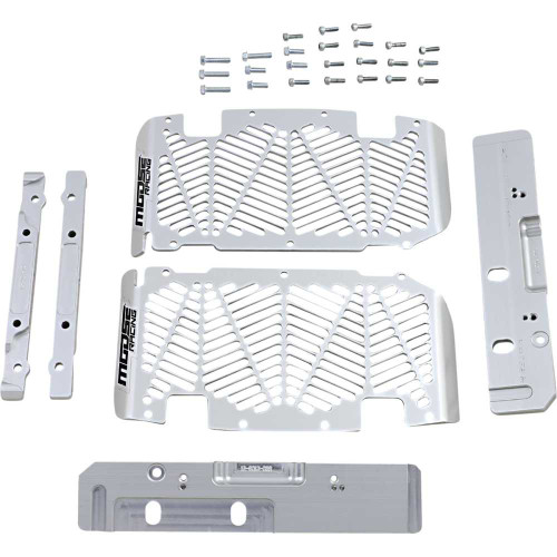 MOOSE RACING 129013 Moose Racing Radiator Guards - Brushed Aluminum - Sherco 12-9013
