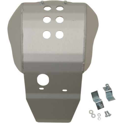 Moose Racing Skid Plate - Silver - Honda - Crf 250 R/Rx 320