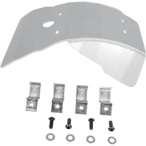 Moose Racing Skid Plate - Silver - Yamaha - Yz 125/125 X 421