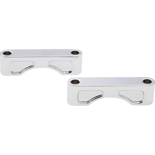 KLOCK WERKS KWFS010102C Klock Werks Hugger Front Fender Mounting Blocks - For 21" Wheels - Chrome Kwfs-01-0102-C