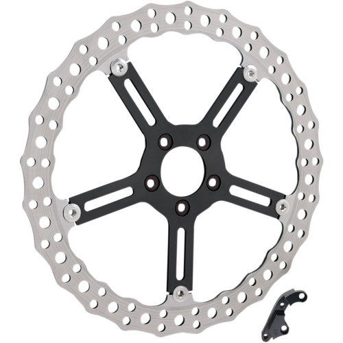 Arlen Ness Jagged Brake Rotor - 15" - Left - Hub-Mount 02-990
